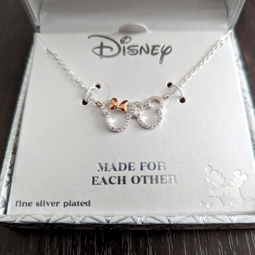 Disney Minnie and Mickey Necklace